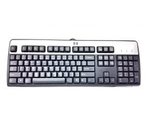 HP Wired USB Keyboard Black/Silver KU-0316