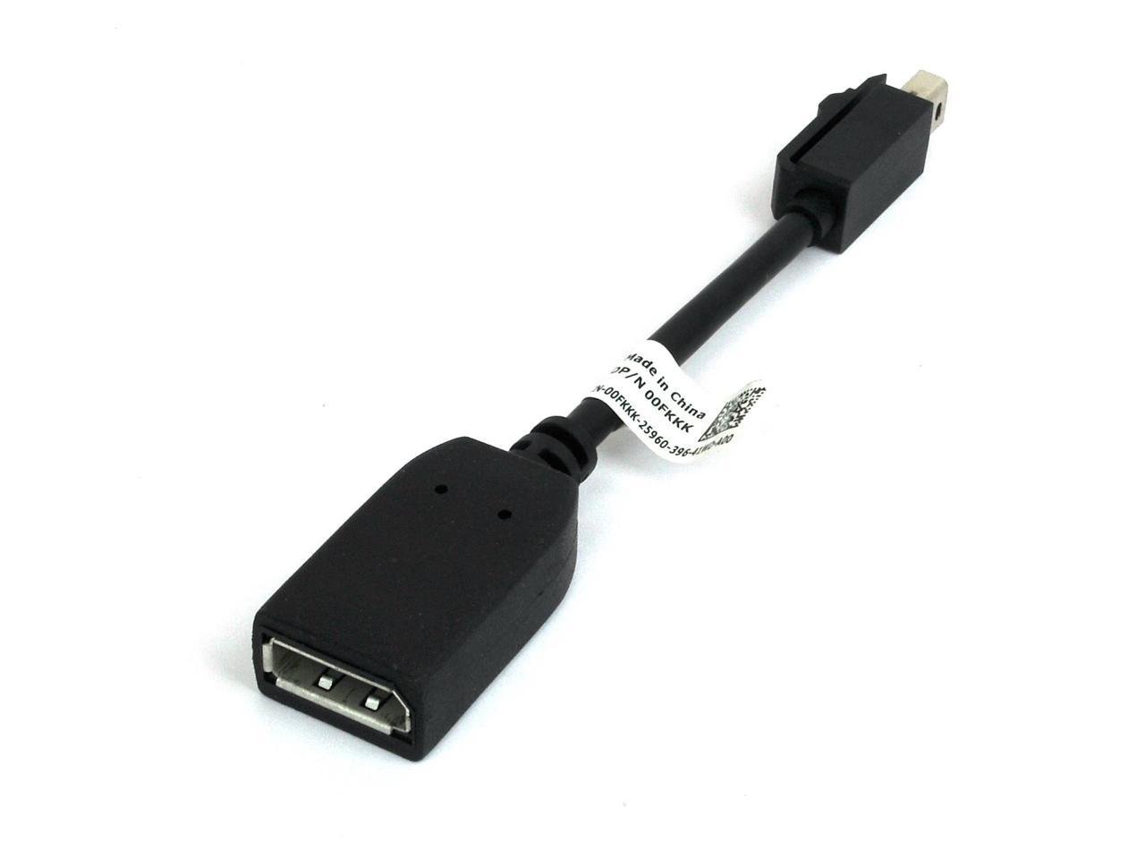 Dell Display Port Female to Mini DP Male Adapter 00FKKK