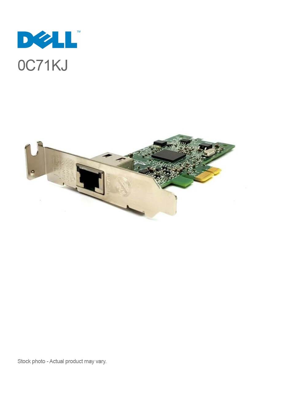 DELL BROADCOM BCM95722A2202G NIC PCI-E Gigabit Low Profile