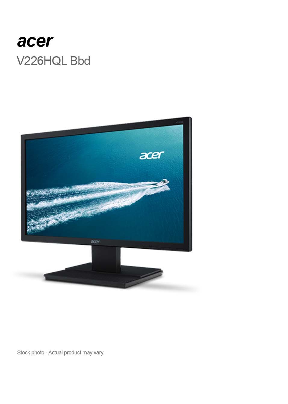 Acer V226HQL Bbd 21.5" Full HD 1920x1080 DVI VGA LED Backlight LCD Monitor