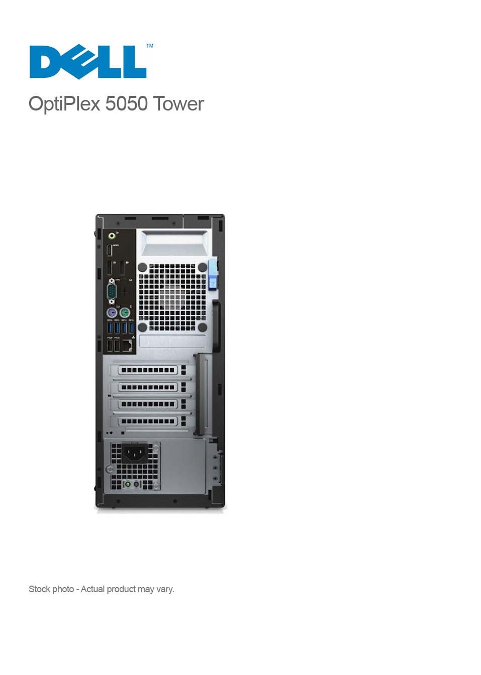 Dell OptiPlex 5050 Tower Core i5-6500 3.2GHz, 16GB, 1 TB HDD, WIN 10 PRO - Image 2