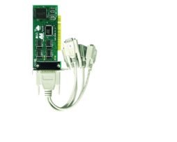 Quattro-PCI/LP (PCI 4 port RS-232 LP w. cable)